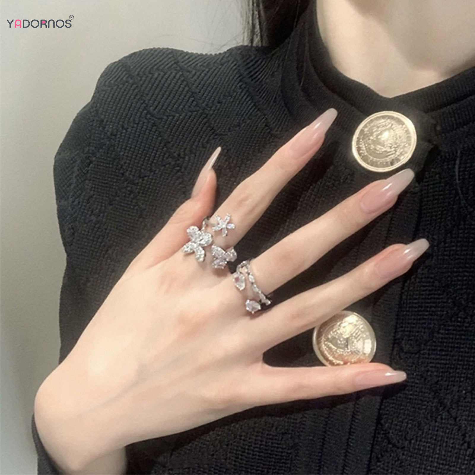 Nail Art Xs - Nude Color Long Ballet Fake Nails