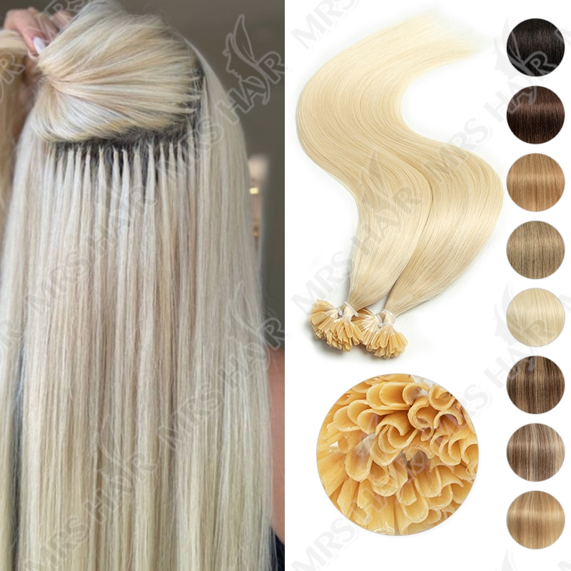 Nail Art Natural - U Tip Fusion Hair Extensions Blonde