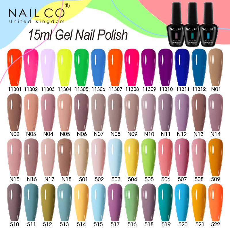 Nail Art Natural Pink - NAILCO 15ml Gel Nail Polish Red