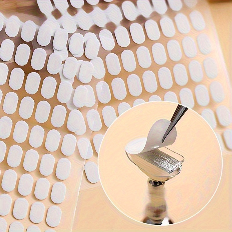 Nail Art Kaki - 2pcs Nail Art Display Adhesive Tabs,
