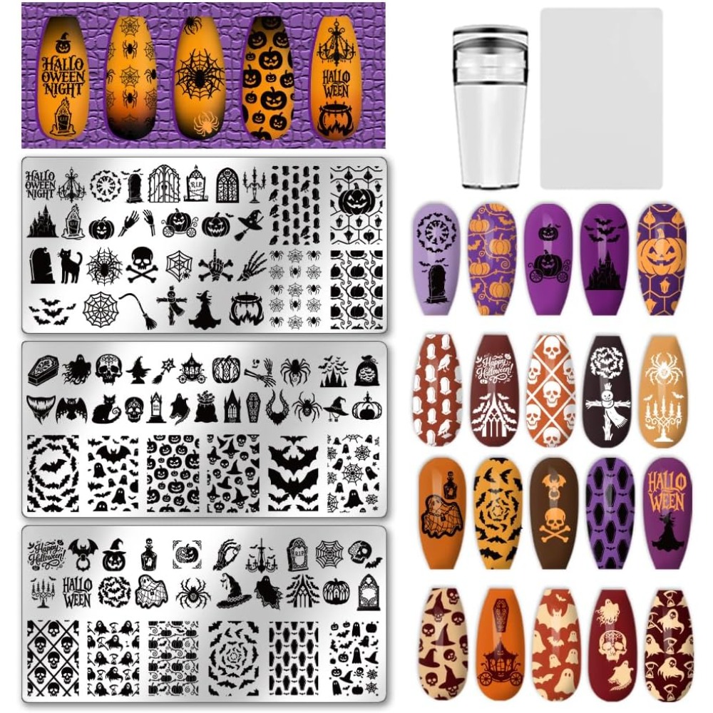Nail Stamping Plate - Stainless Steel DIY Nail Art Templates