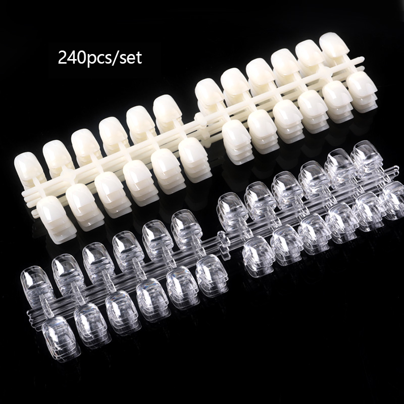 Nail Art Natural - TSZS 240pcs/bag Acrylic False Nail Display