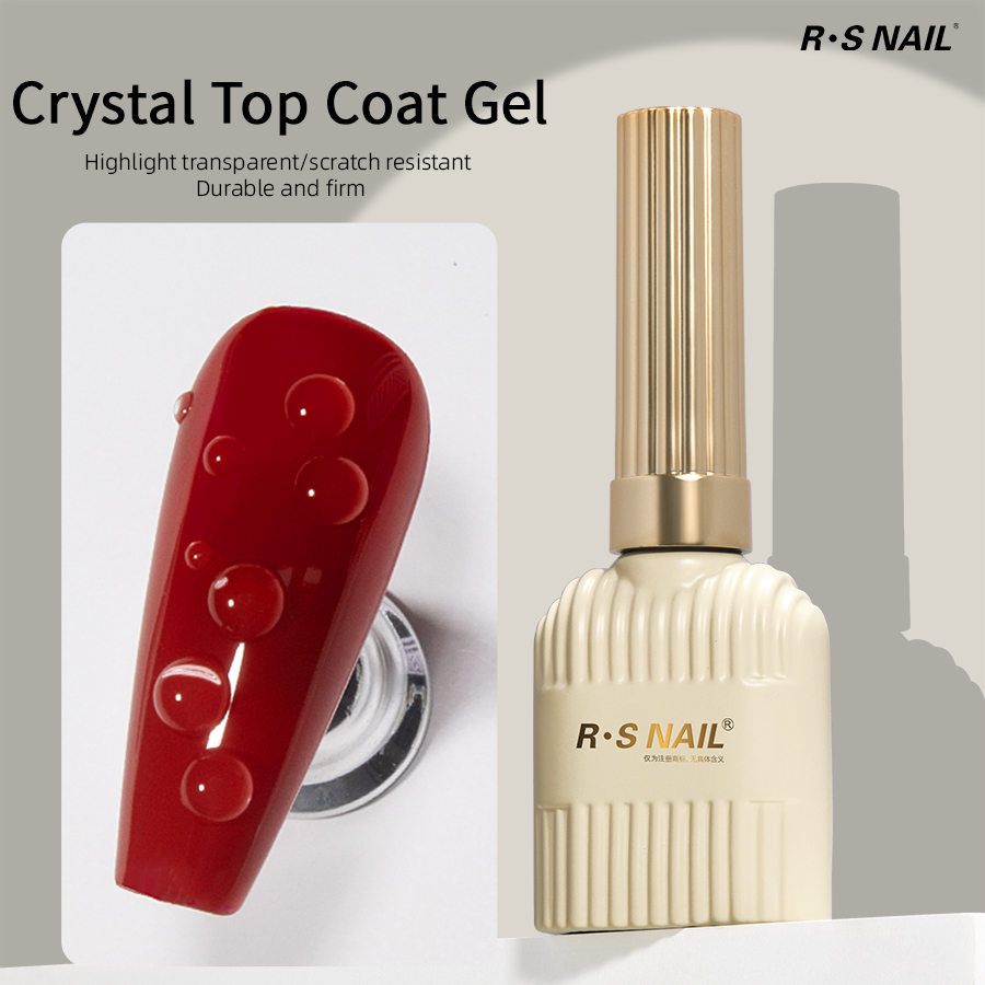 Gel Top Coat - RS NAIL Crystal Top Coat Long