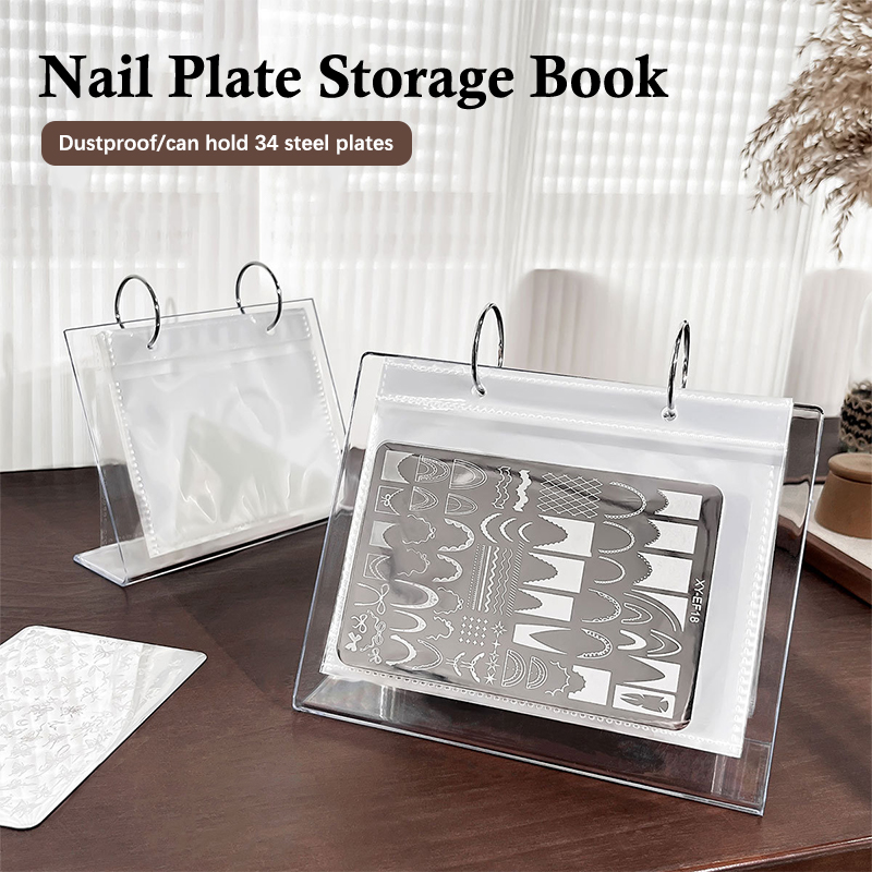 Nail Stamping Plate - Nail Art Stamping Plate Holder Storage