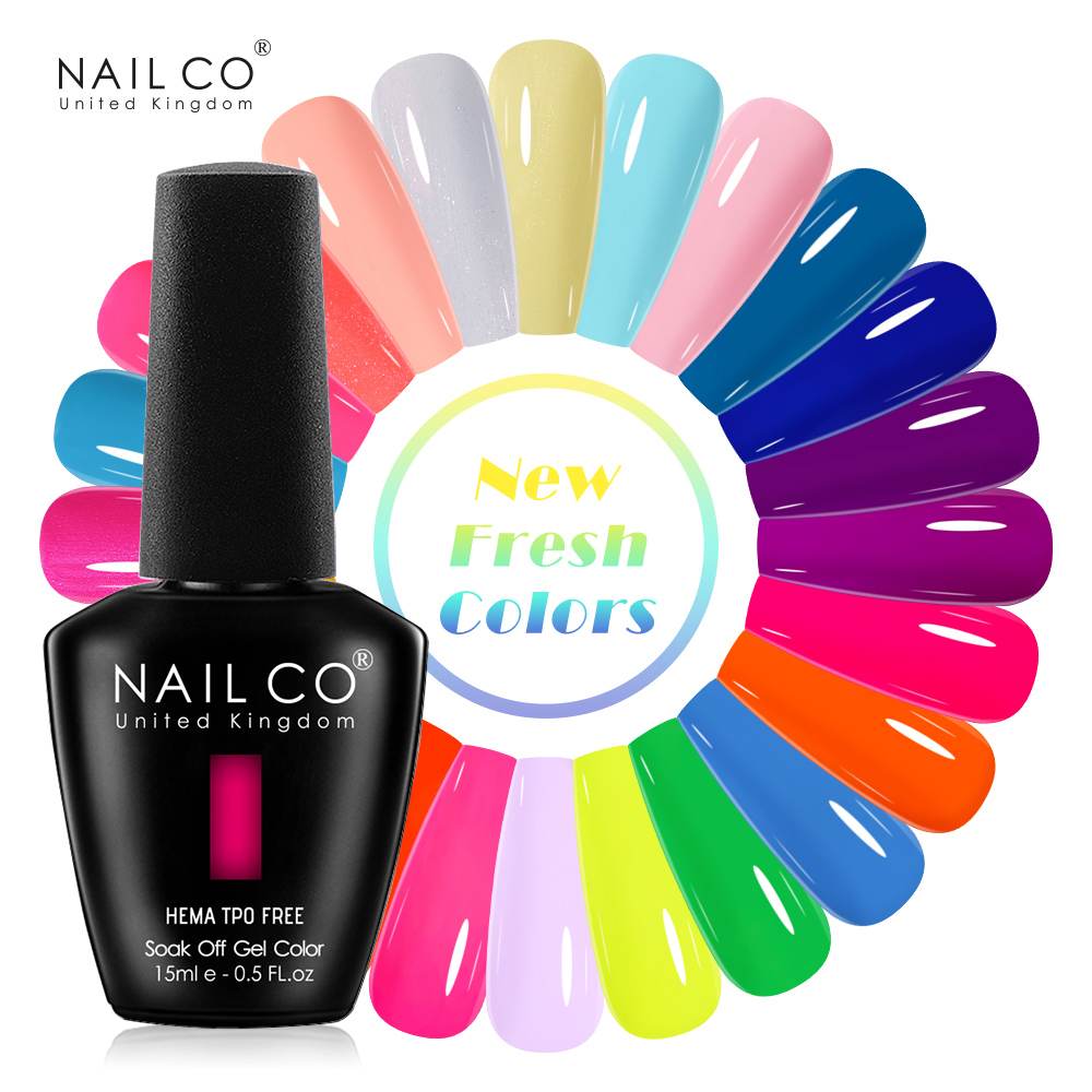 Nail Art Natural Pink - NAILCO 15ml Summer Gel Nail Polish