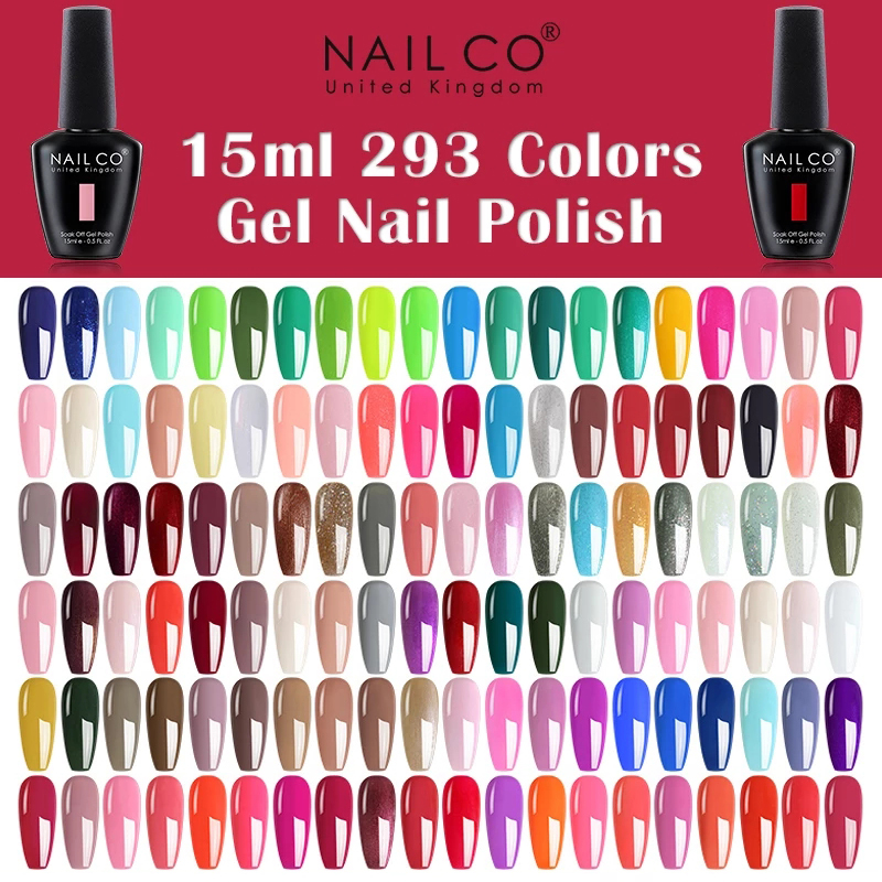 Nail Art Natural Pink - NAILCO 15ml Black White Red Pink
