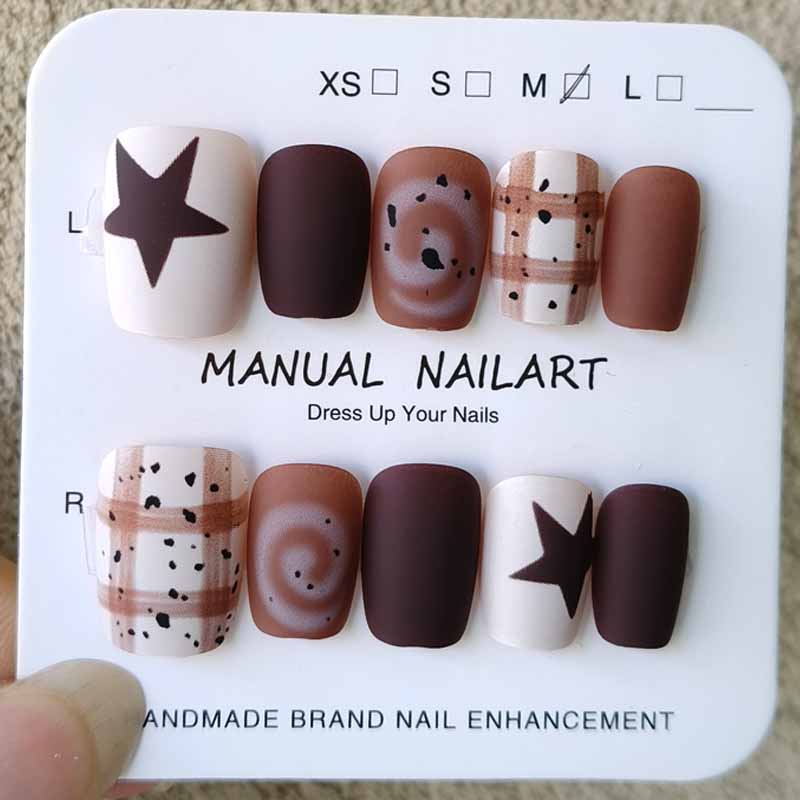 Nail Art Painting - 10Pcs Autumn and Winter Nail Art