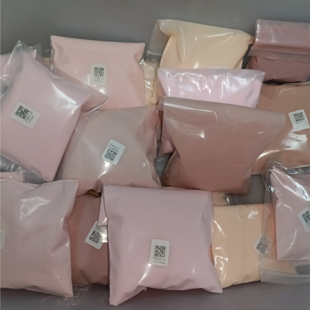 Acrylic Powder Clear - 100g Pink Nude Brown Nail Acrylic