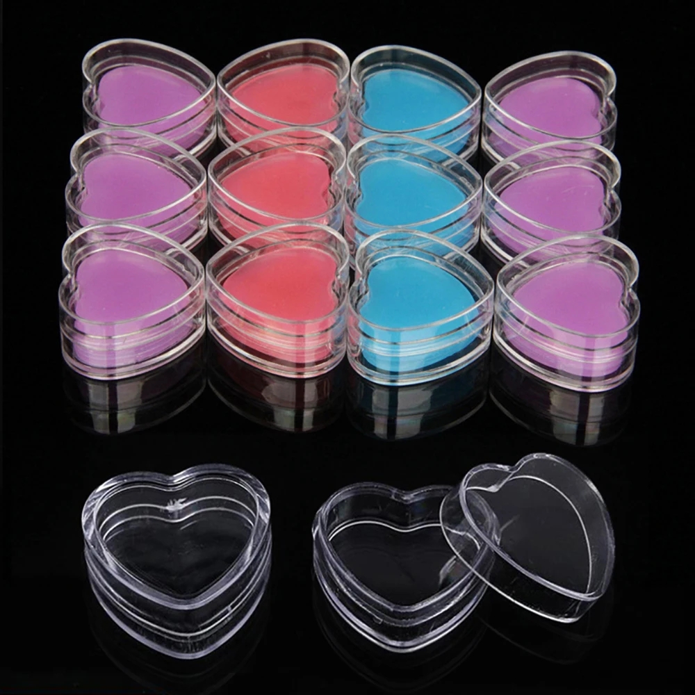 3/6pcs Heart-Shape Diamond Pai - Nail Art Painting recension och pris