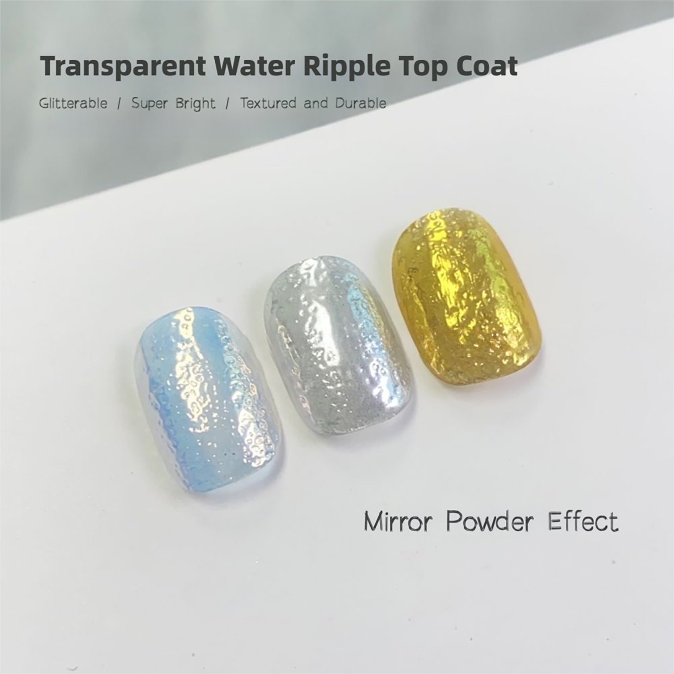 MIANEL 2026 New Water Ripple T - Gel Top Coat recension och pris