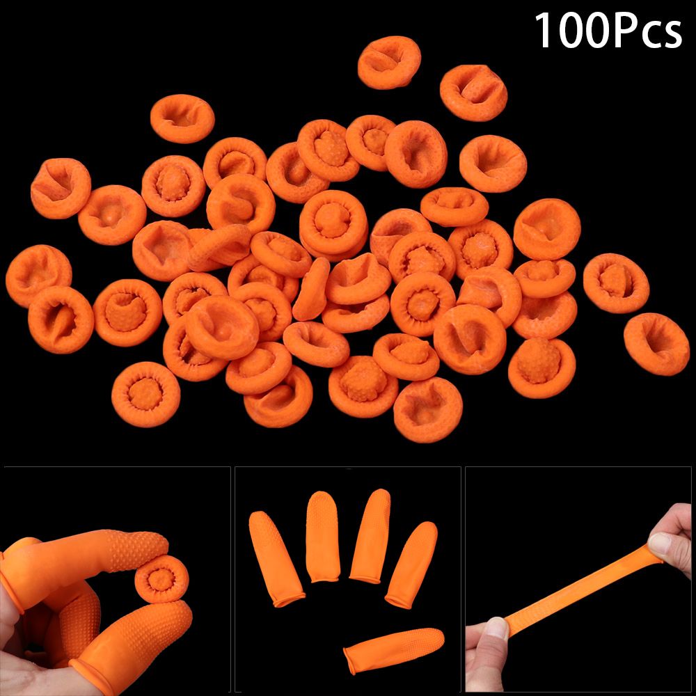 100PCS Reusable Finger Cover N - Nail Art Natural recension och pris