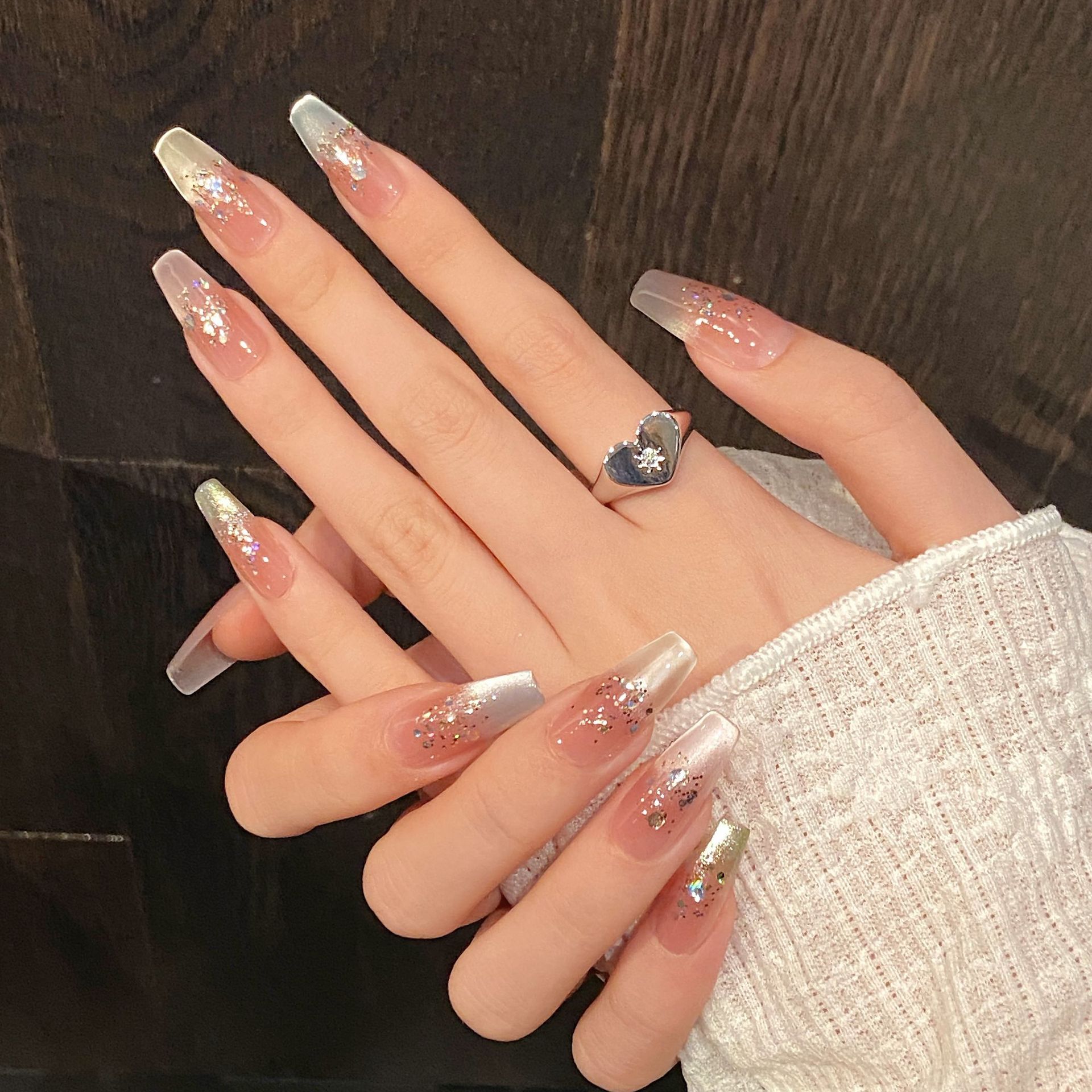 Handmade Press on Nails Rainbo - Nail Art Press On recension och pris