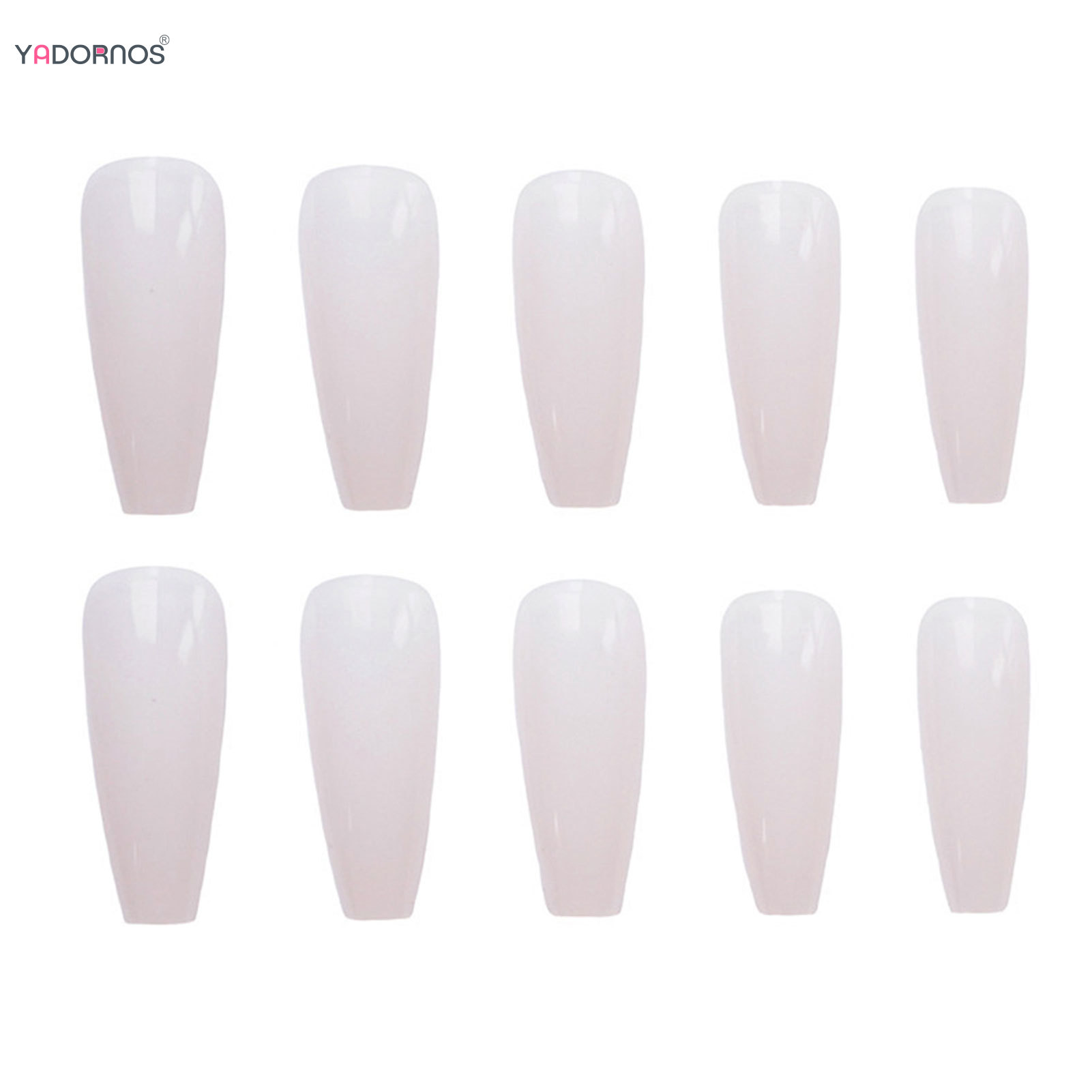 Nude Color Long Ballet Fake Na - Nail Art Xs recension och pris