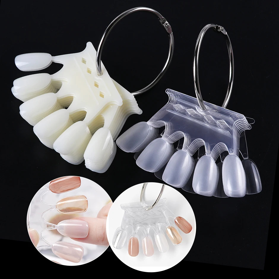50pcs Crown Shape False Nail T - Nail Art Natural recension och pris