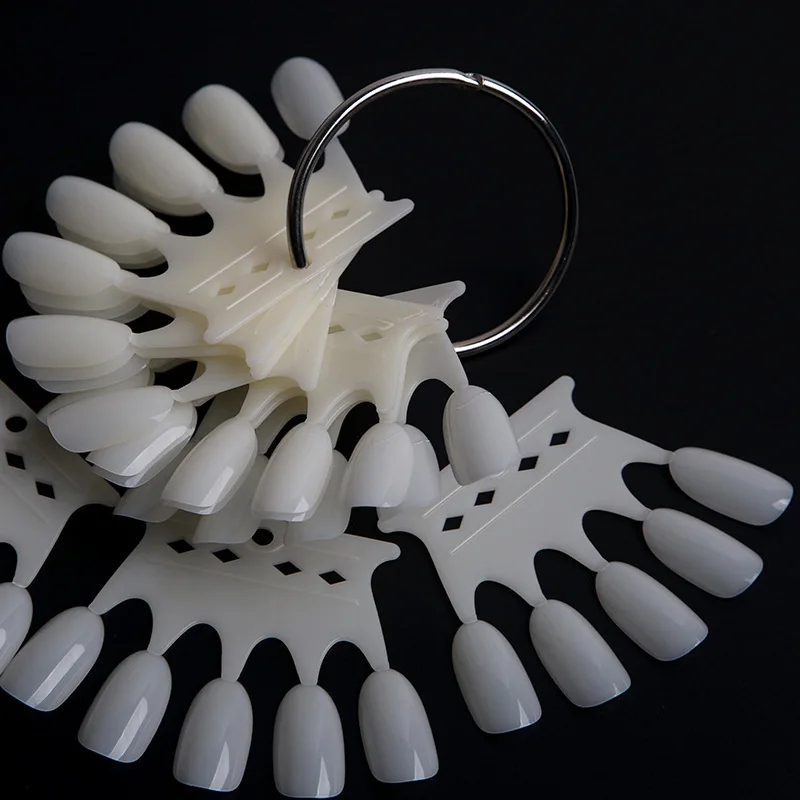 50pcs Crown Shape False Nail T - Nail Art Natural recension och pris