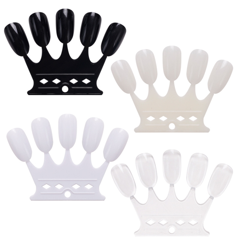 50pcs Crown Shape False Nail T - Nail Art Natural recension och pris