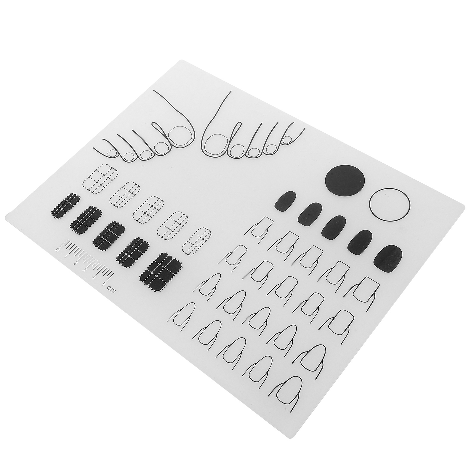 Nail Art Stamping Mat Silicone - Nail Stamping Plate recension och pris