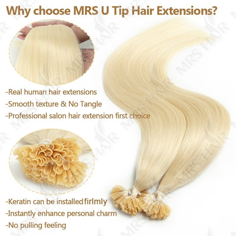 U Tip Fusion Hair Extensions B - Nail Art Natural recension och pris