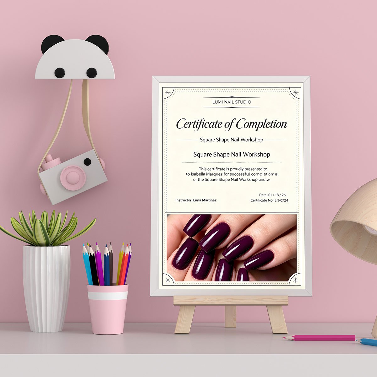 Custom Beauty Nail Art Canvas  - Nail Art Painting recension och pris