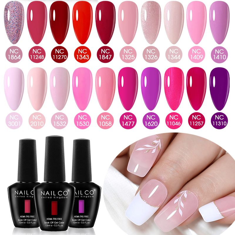 NAILCO 15ml Pink Color Spring  - Nail Art Natural Pink recension och pris