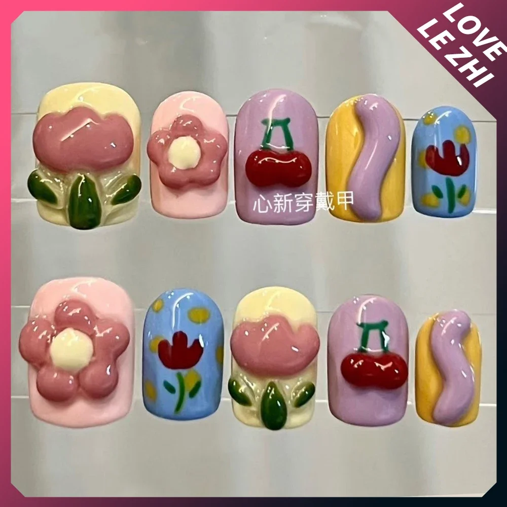 10Pcs Diy Creativity Funny Mas - Nail Art Xs recension och pris