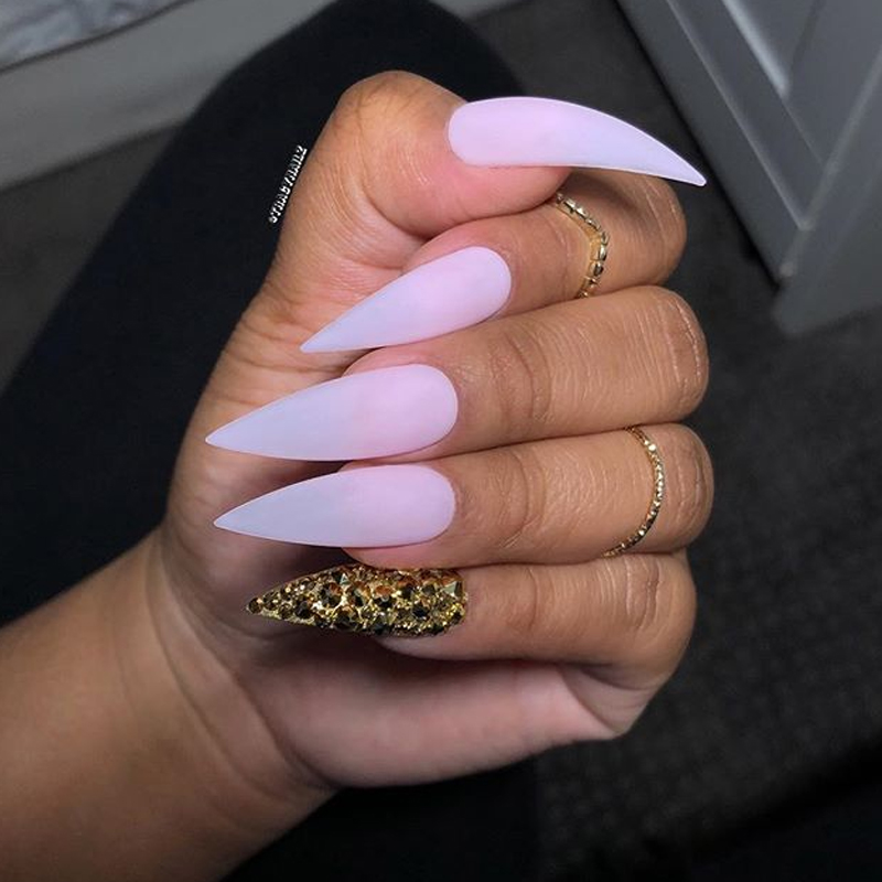 500pcs/lot Long Almond Clear A - Nail Art Xs recension och pris