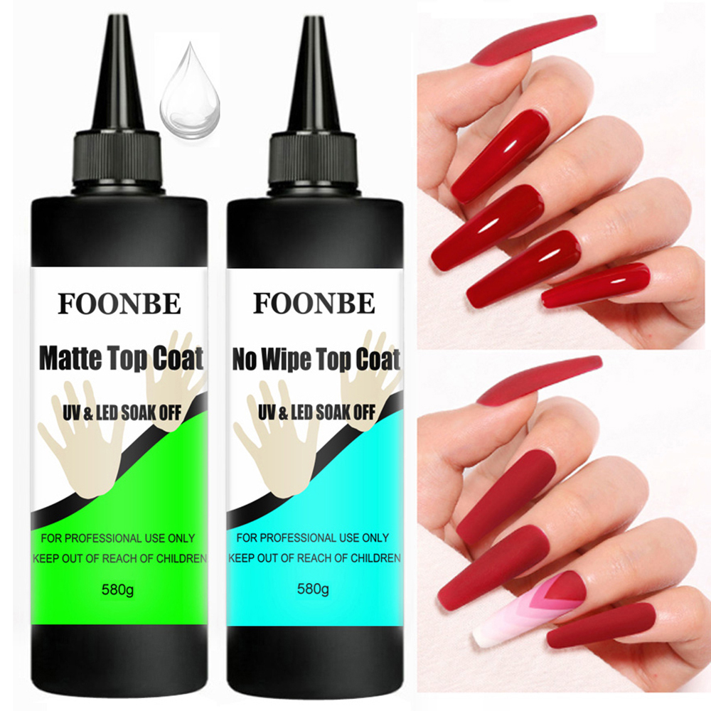Foonbe 580g Super Top Coat Bas - Gel Top Coat recension och pris