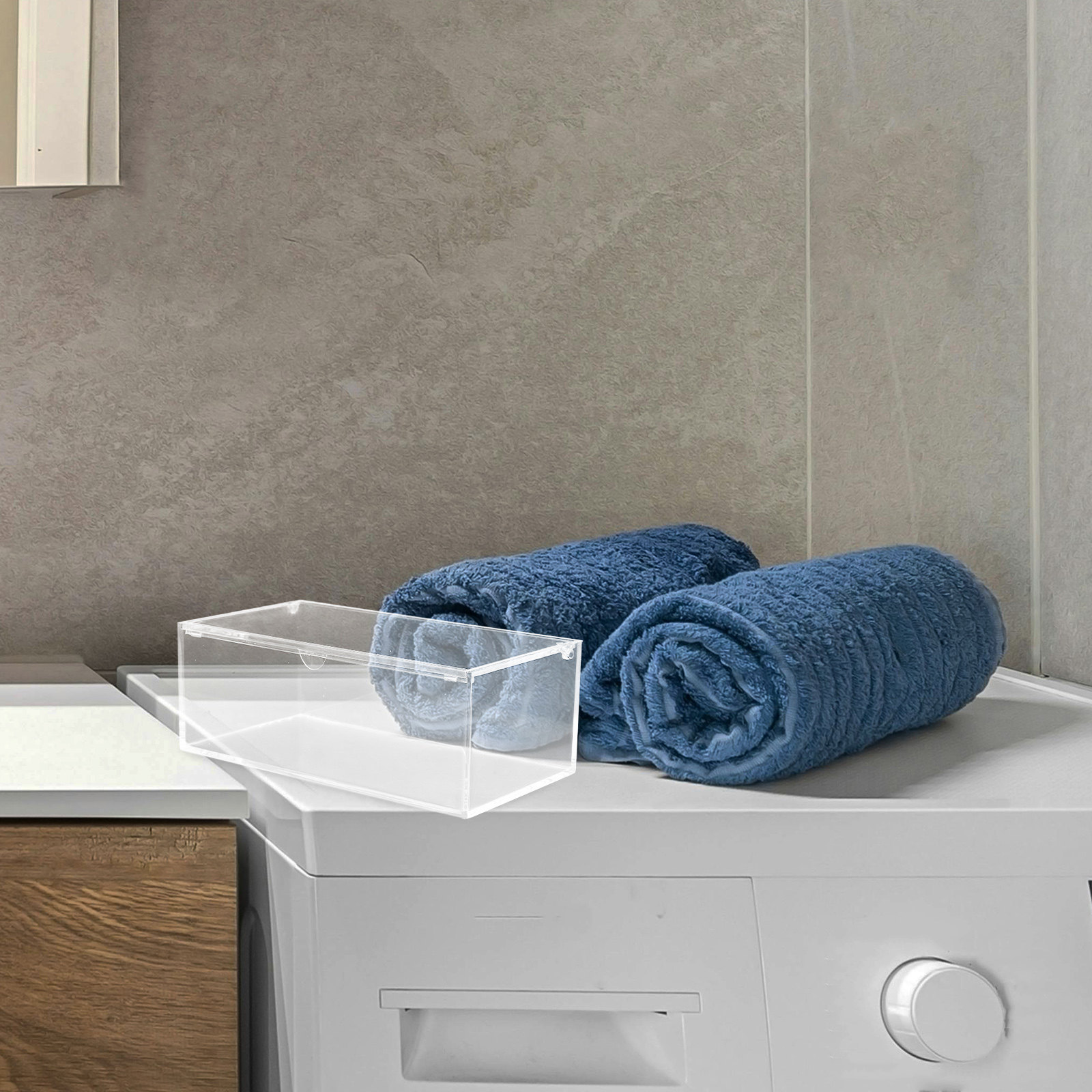 Dryer Sheet Dispenser Clear Ac - Acrylic Powder Clear recension och pris