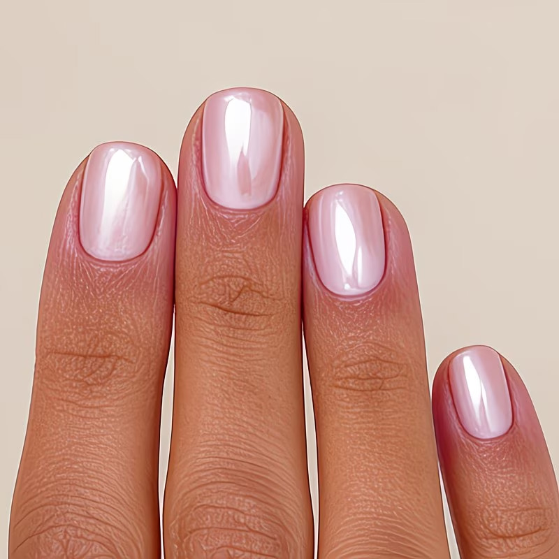 Pink Mother-Of-Pearl Enhancer  - Nail Art Natural Pink recension och pris