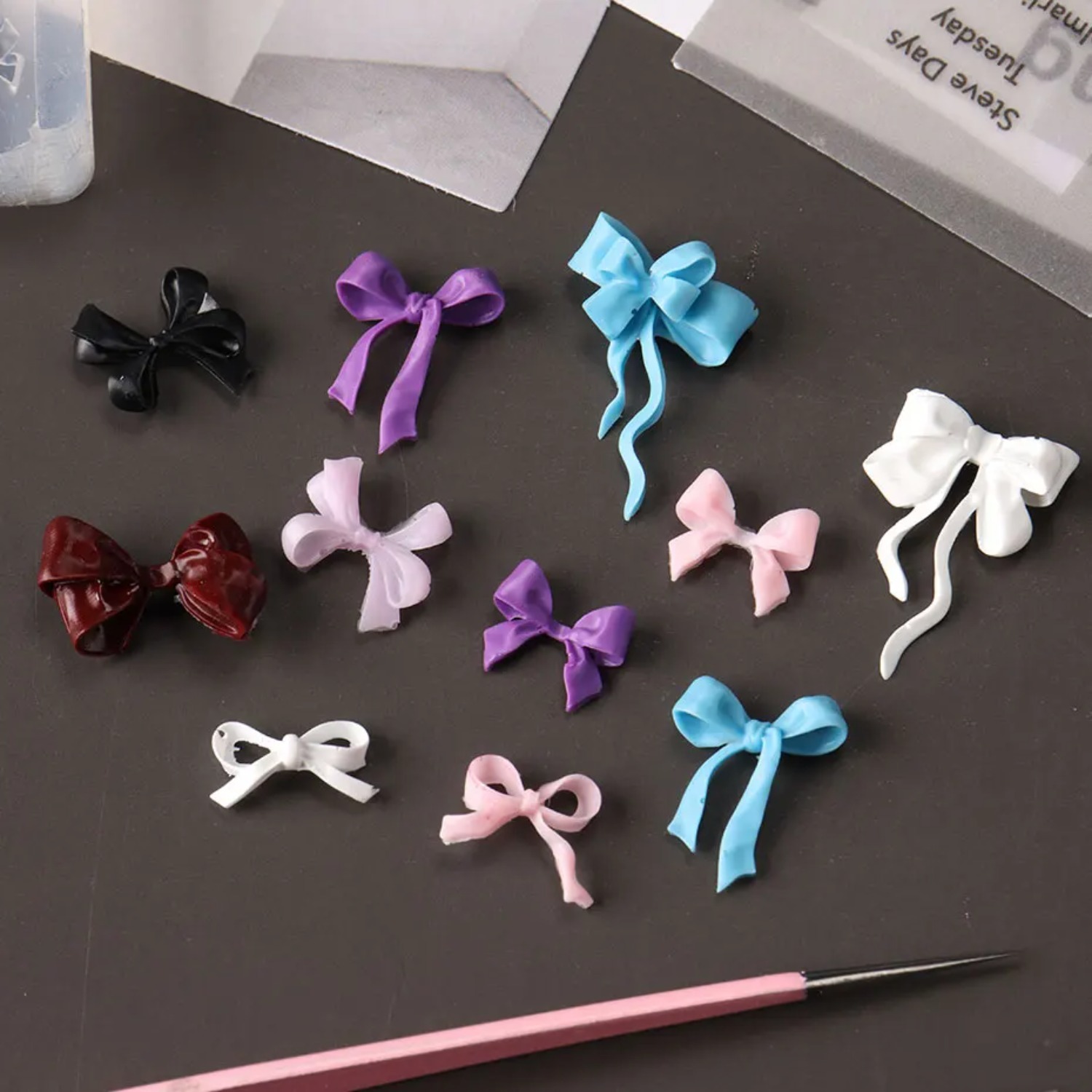 3D Bowknot Silicone Nail Mold  - Nail Stamping Plate recension och pris