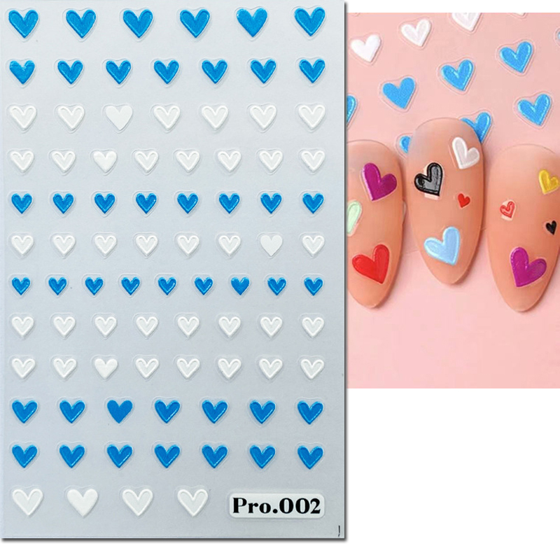 5d Embossed Nail Art Stickers  - Nail Art Valentine recension och pris