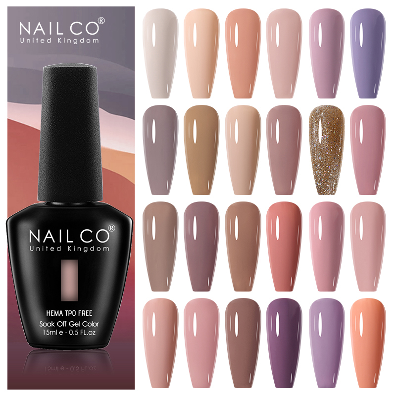 NAILCO 15ml Nail Gel Polish Pi - Nail Art Natural Pink recension och pris