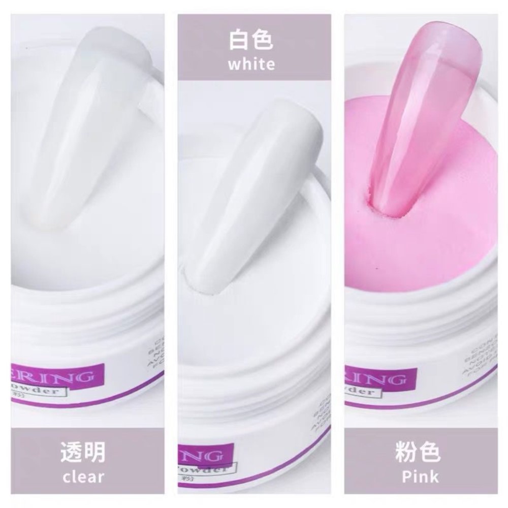 10g/bottle Professional Acryli - Acrylic Powder Clear recension och pris