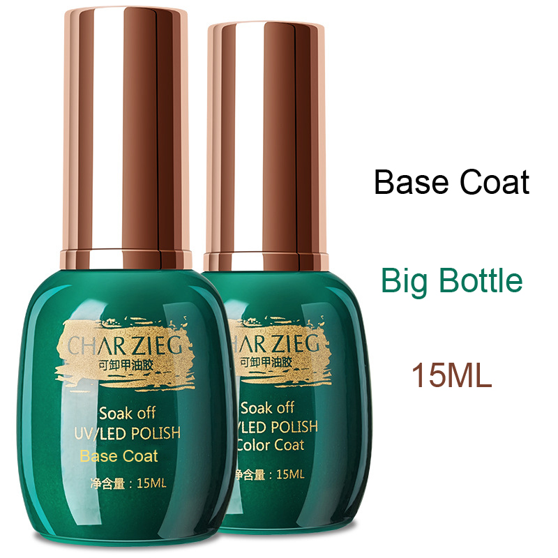 15ML Top Coat Base Coat Clear  - Gel Top Coat recension och pris