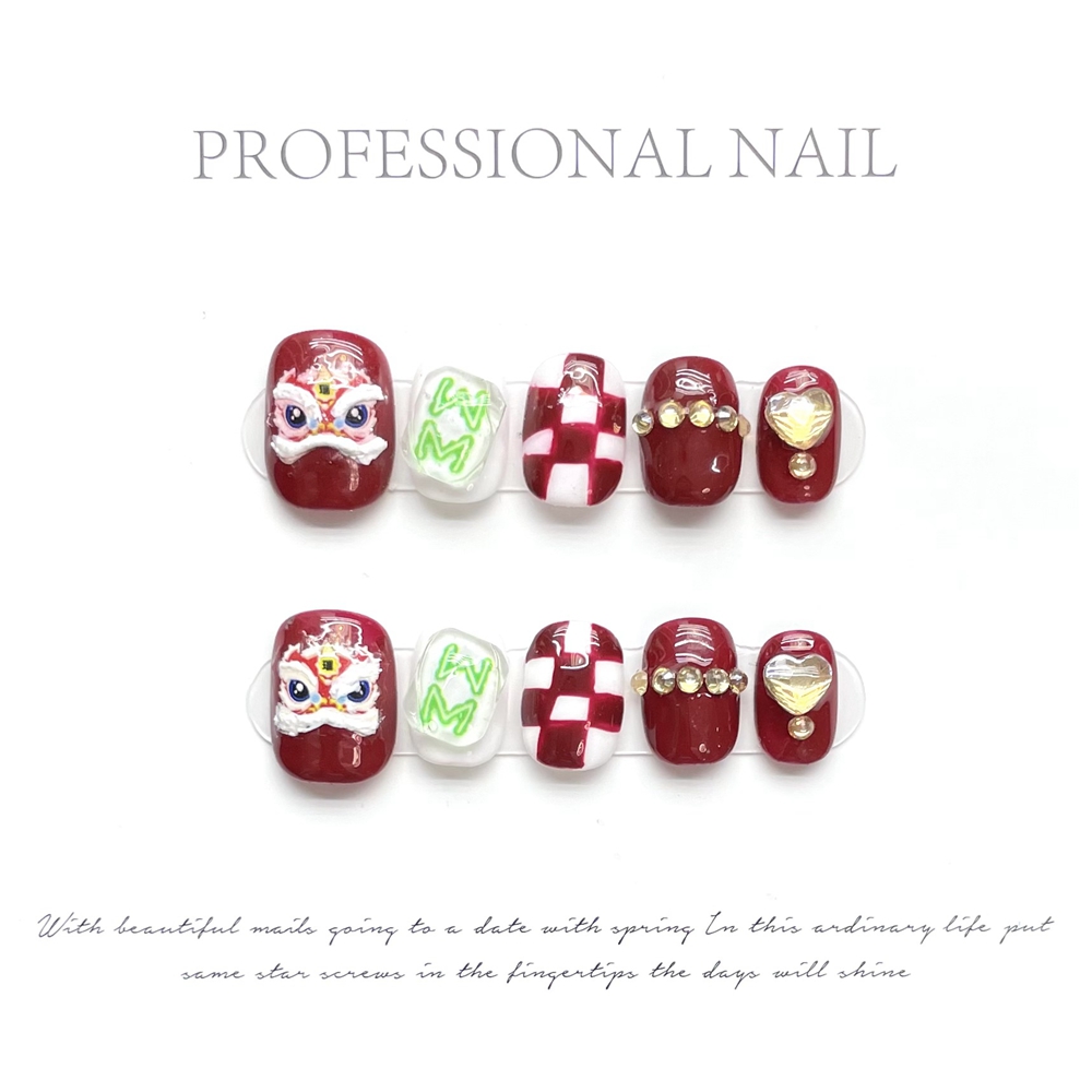 Handmade Short Chinese Mahjong - Nail Art Xs recension och pris