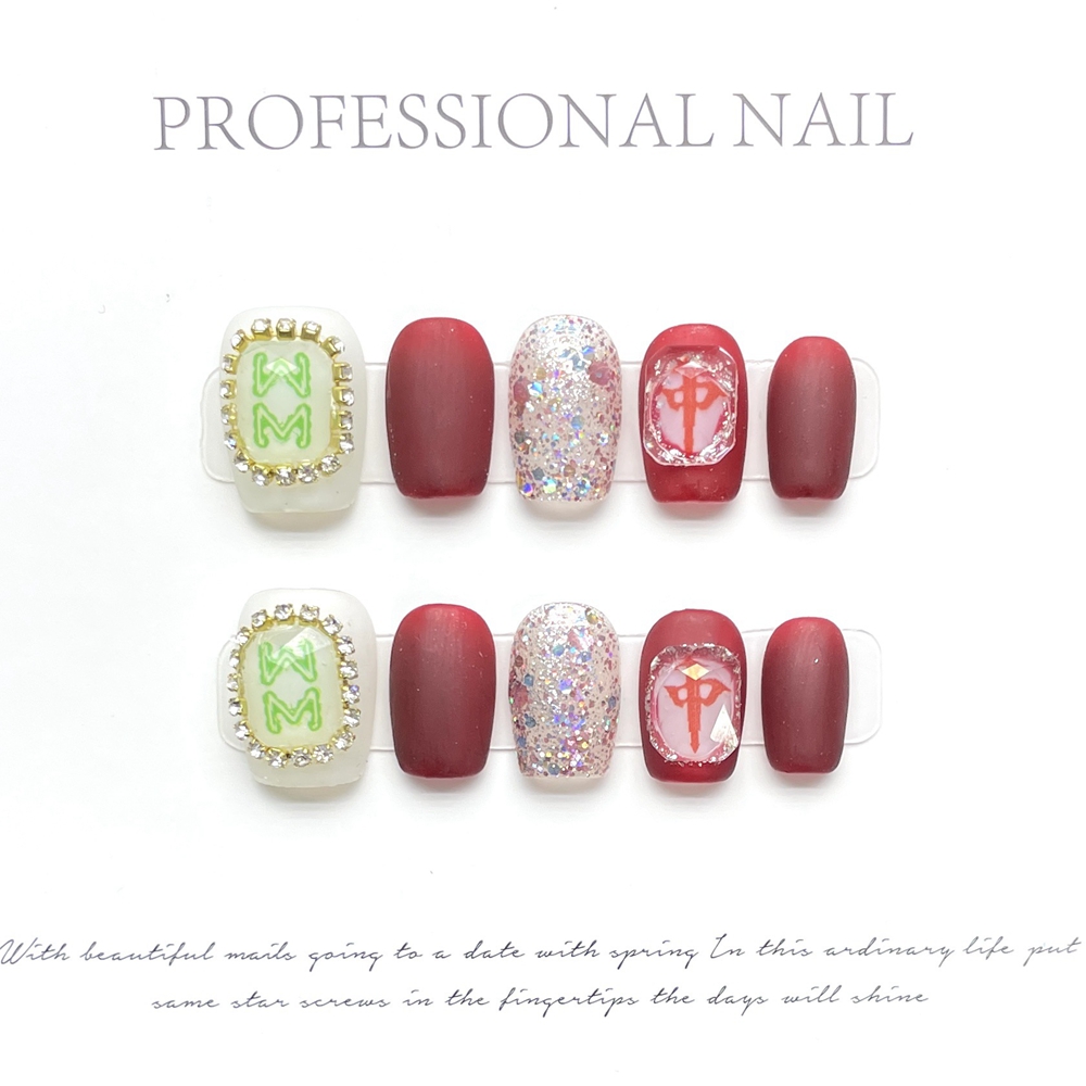 Handmade Short Chinese Mahjong - Nail Art Xs recension och pris
