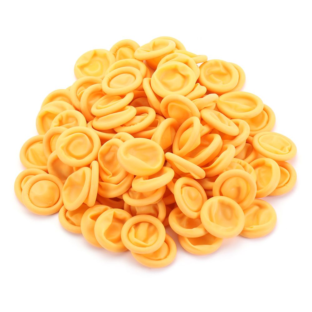 100PCS Disposable Finger Cover - Nail Art Natural recension och pris