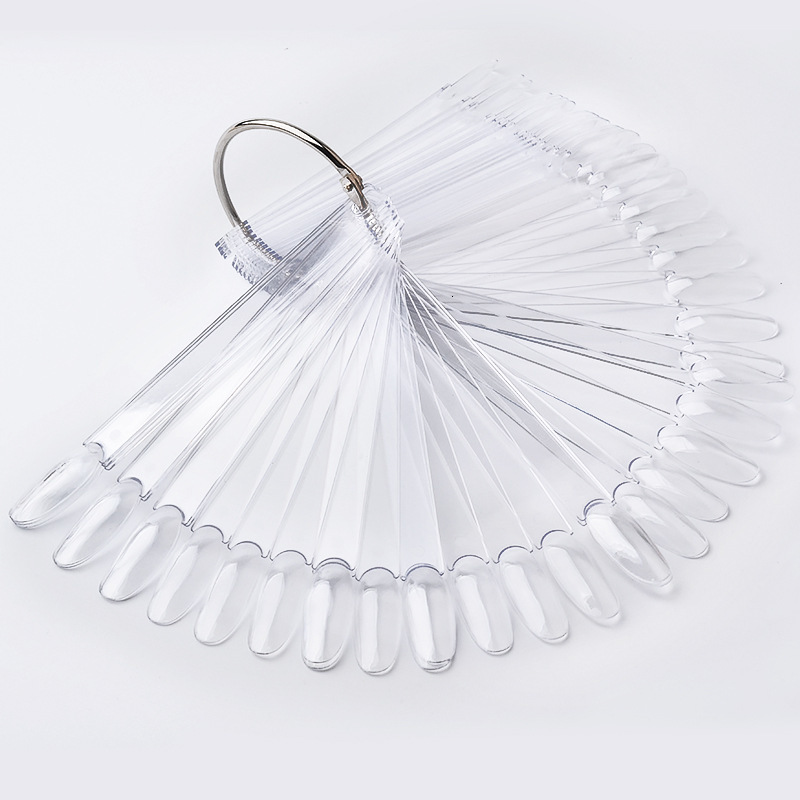 50pcs Color Card Nail Tips Dis - Nail Art Natural recension och pris