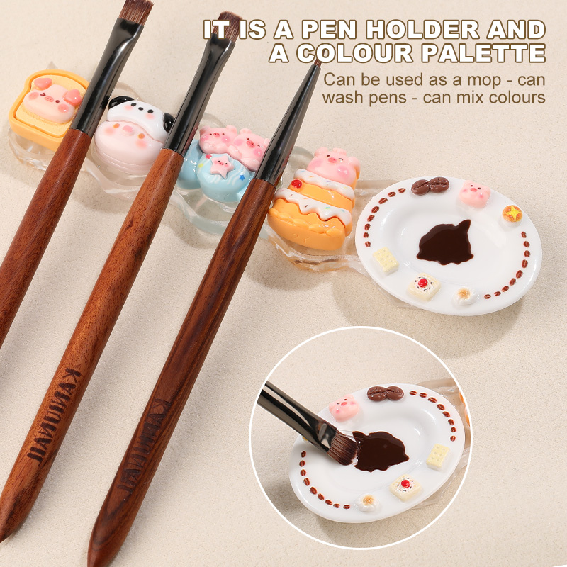 KANIU Cute Animal Nail Brush H - Nail Art Kaki recension och pris