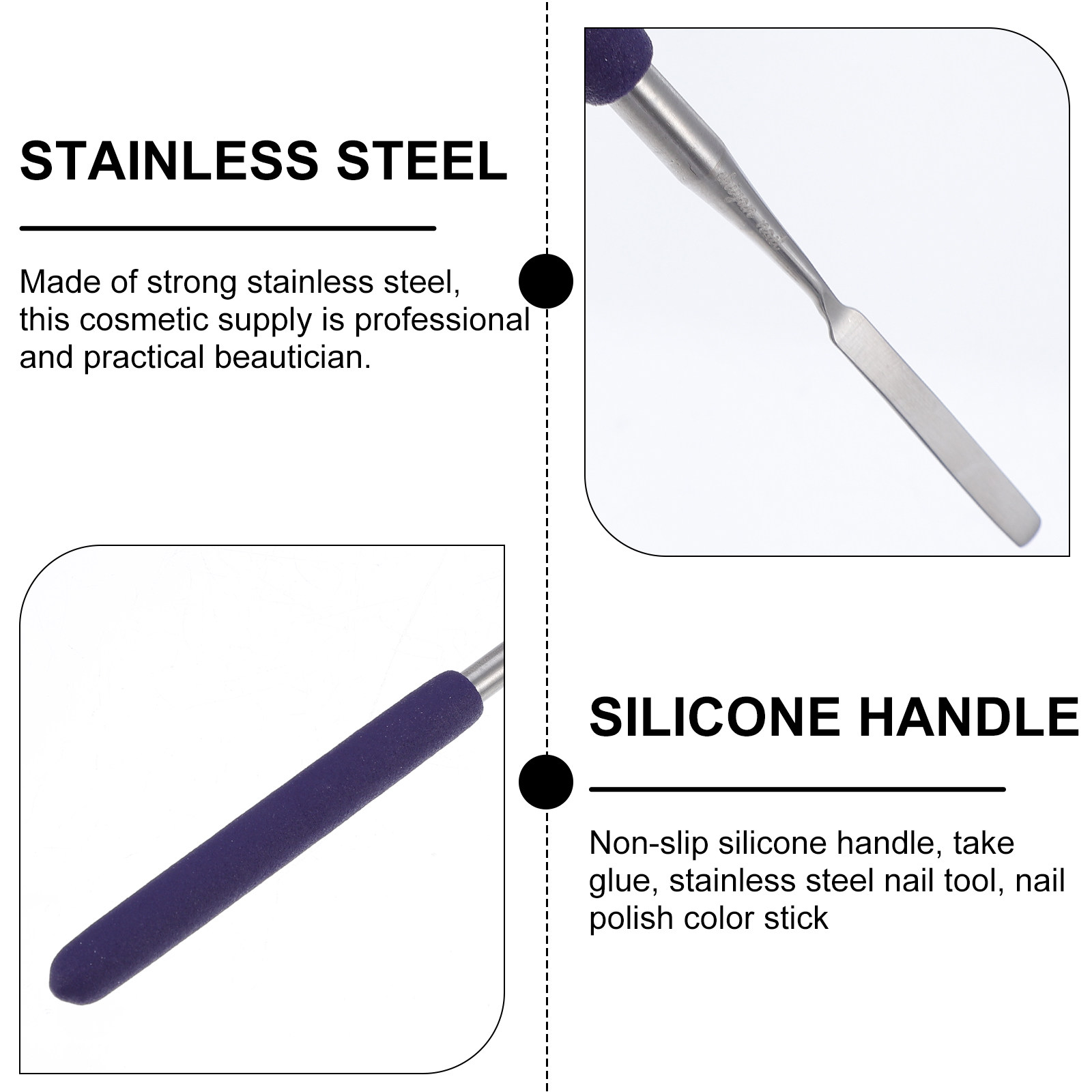 Stainless Steel Mixing Rod for - Nail Art Natural recension och pris