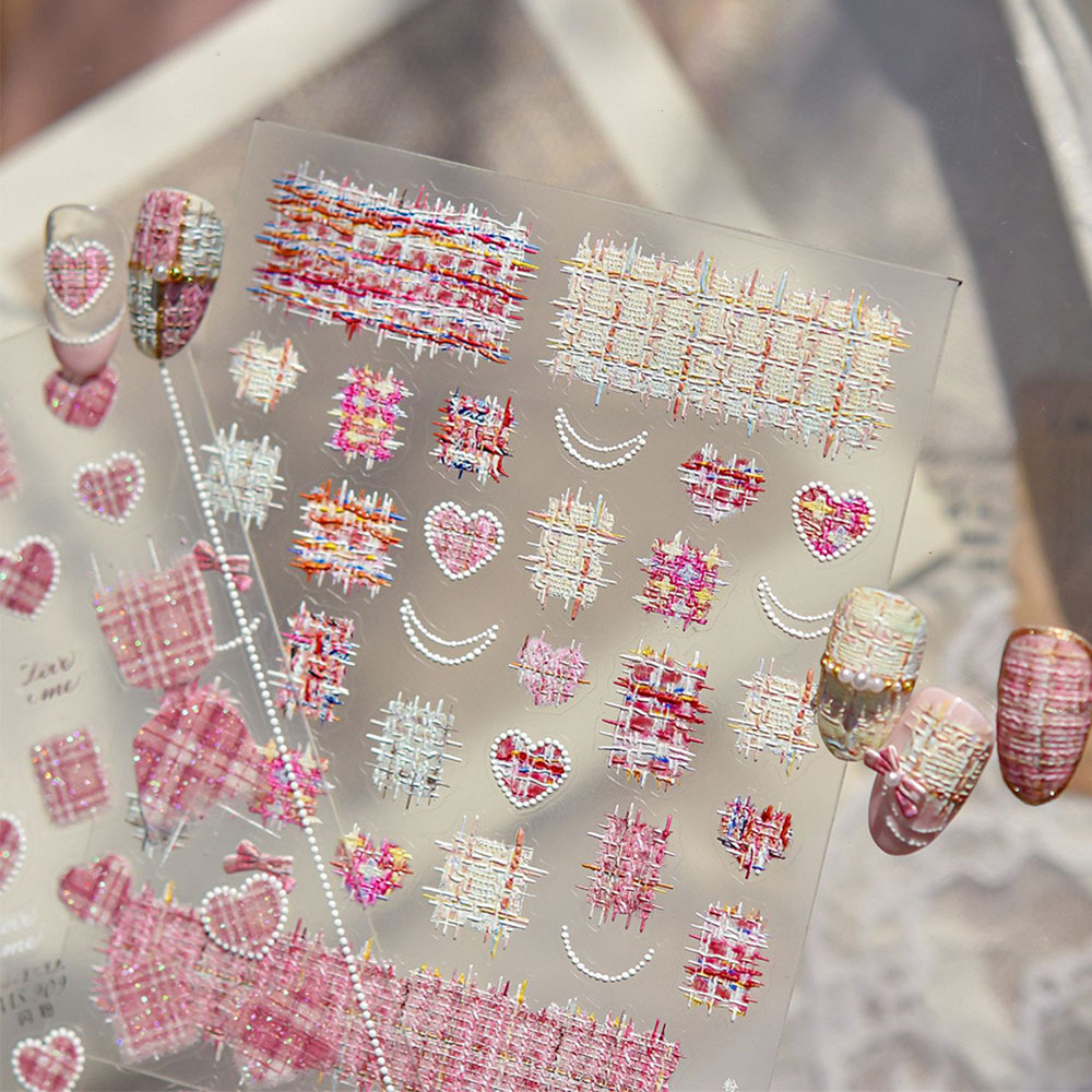 1pcs 5D Relief Love Hear Bow N - Nail Art Valentine recension och pris