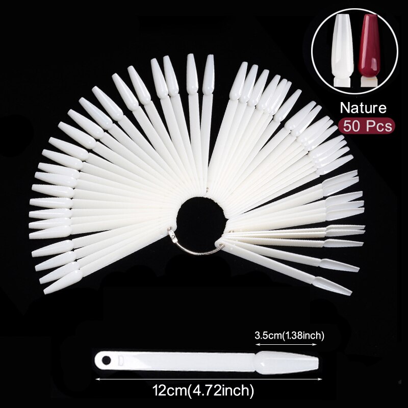 Nail Display Sticks Clear Natu - Nail Art Natural recension och pris