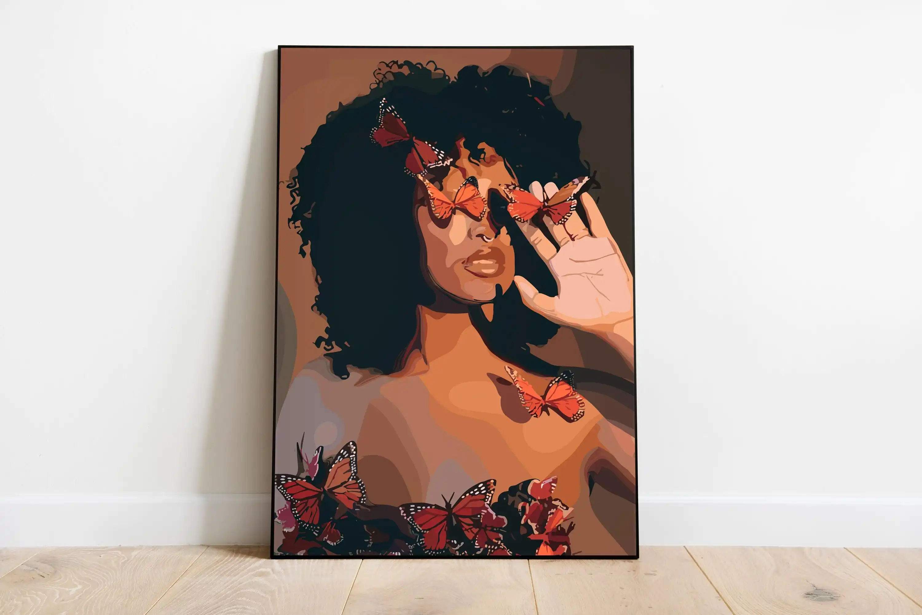 Black Girl Fashionable Women N - Nail Art Painting recension och pris