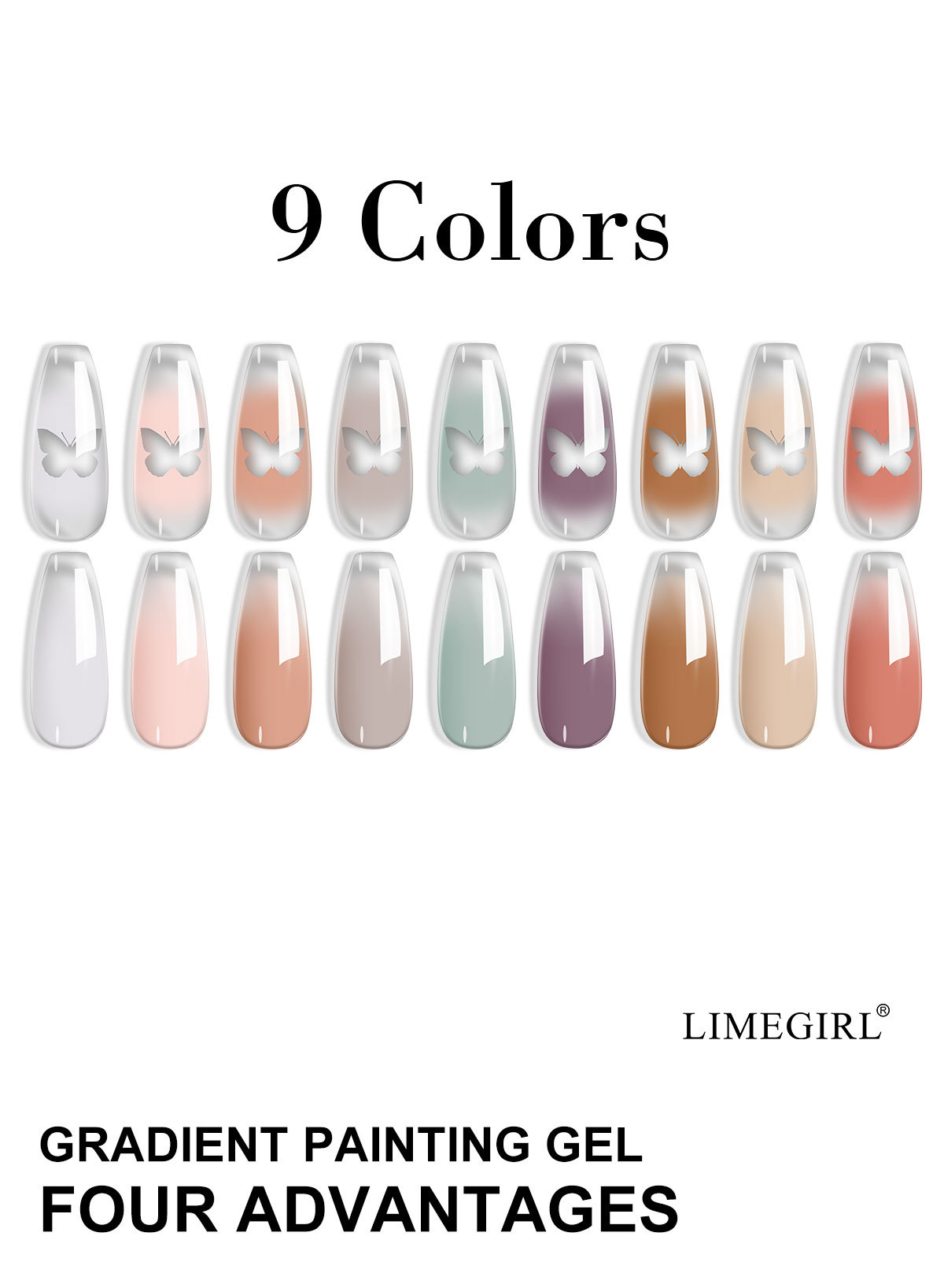 9-Grid Stamp & Transfer Gel Po - Gel Top Coat recension och pris