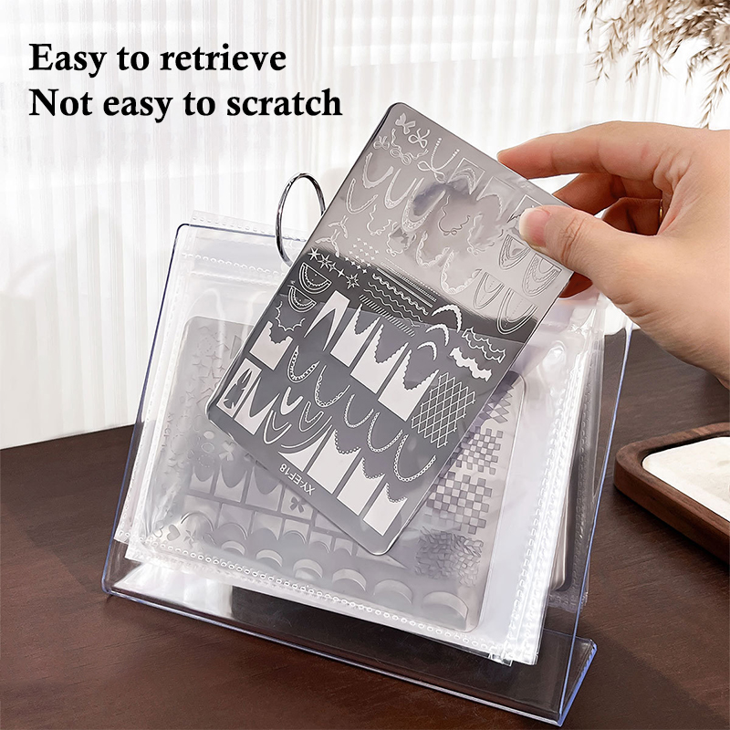 Nail Art Stamping Plate Holder - Nail Stamping Plate recension och pris