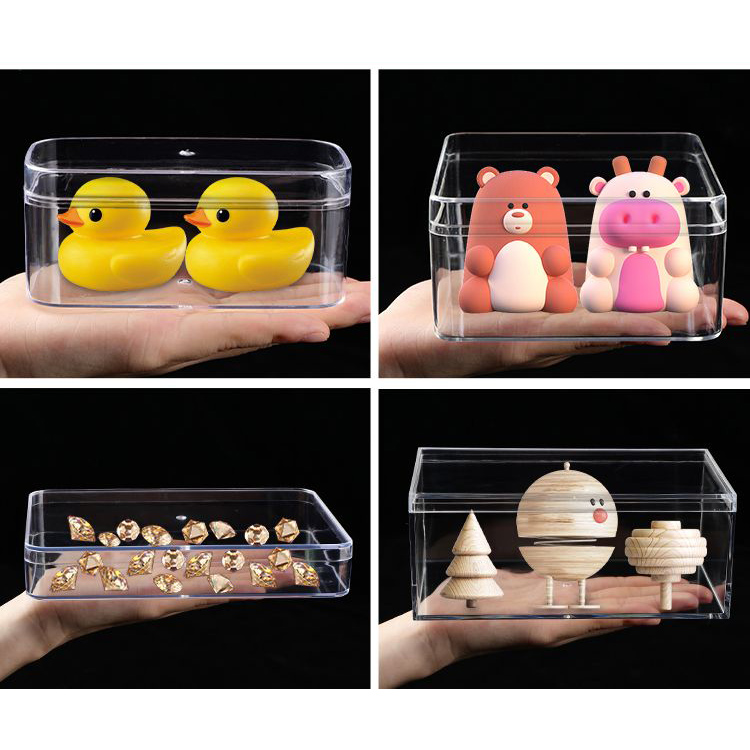 Clear Acrylic Boxes with Lid R - Acrylic Powder Clear recension och pris