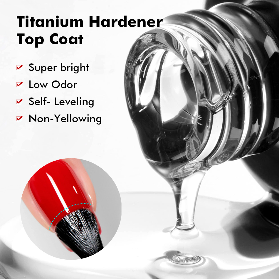 CHUNSHU Titanium Top Coat High - Gel Top Coat recension och pris