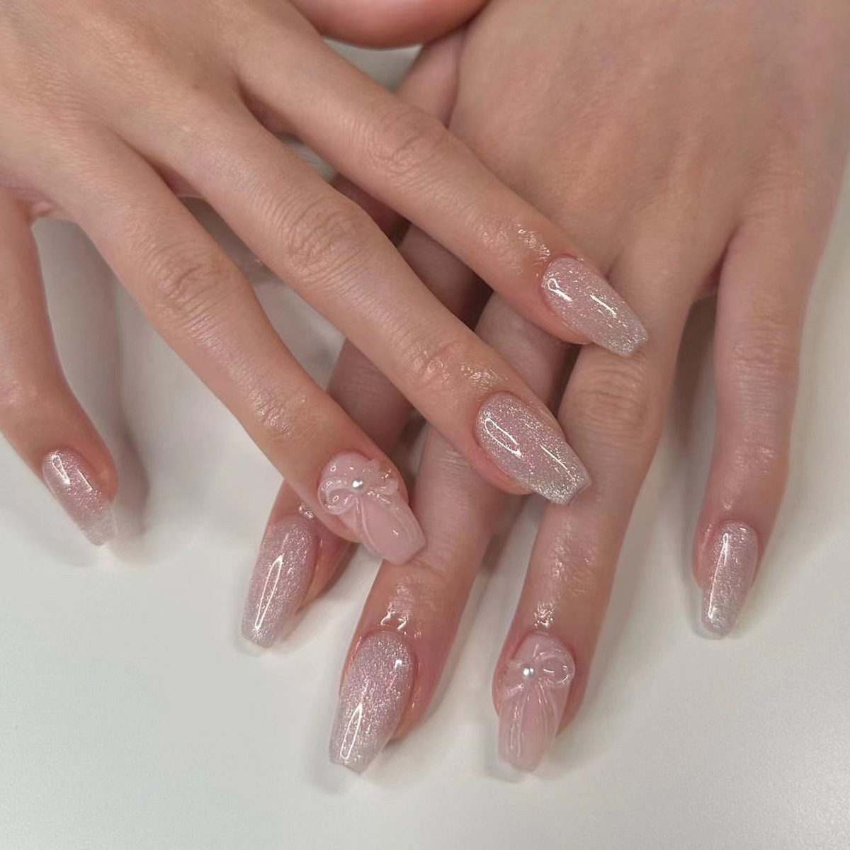 24Pcs Mid-length Ballet Fake N - Nail Art Xs recension och pris