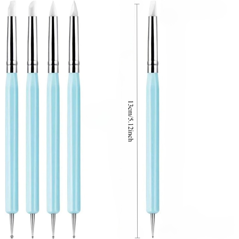 5PCS Silicone Clay Sculpting T - Nail Art Kaki recension och pris