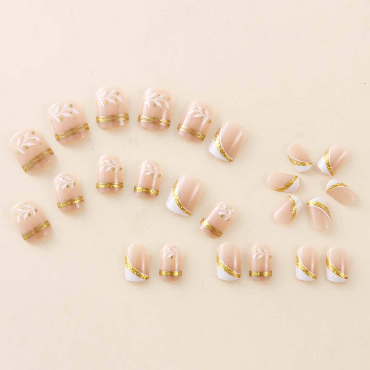 Short Medium fake nails for wo - Nail Art Press On recension och pris